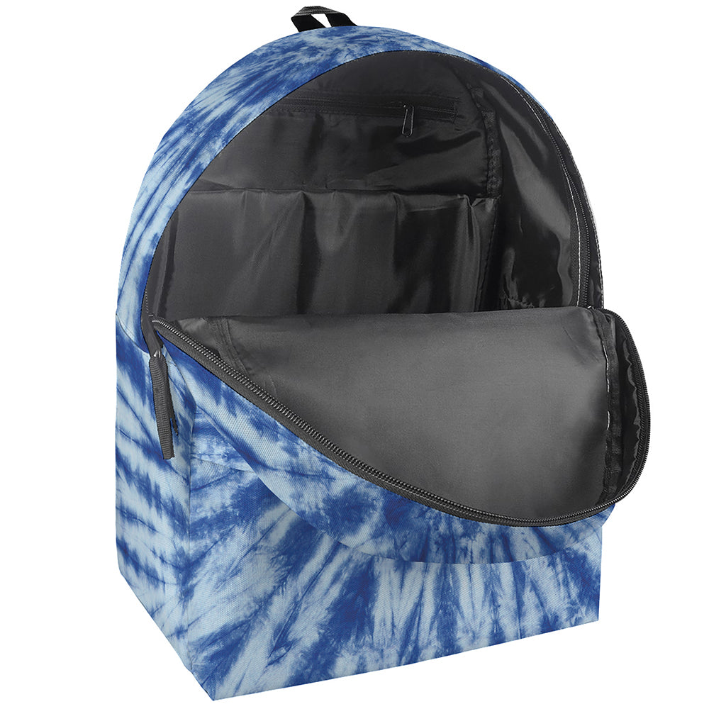 Blue Tie Dye Print Backpack