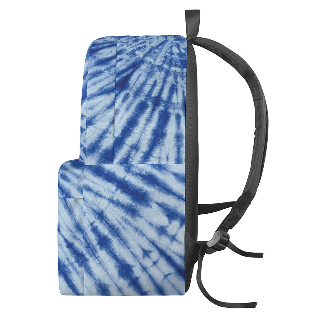 Blue Tie Dye Print Backpack