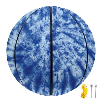 Blue Tie Dye Print Basketball
