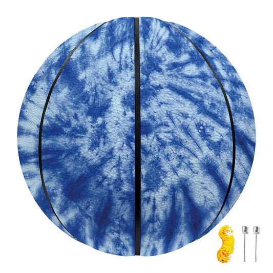 Blue Tie Dye Print Basketball