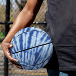 Blue Tie Dye Print Basketball