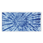 Blue Tie Dye Print Beach Towel