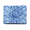 Blue Tie Dye Print Bifold Wallet