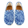 Blue Tie Dye Print Casual Shoes