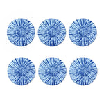 Blue Tie Dye Print Coaster Set