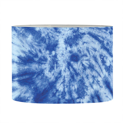 Blue Tie Dye Print Drum Lamp Shade