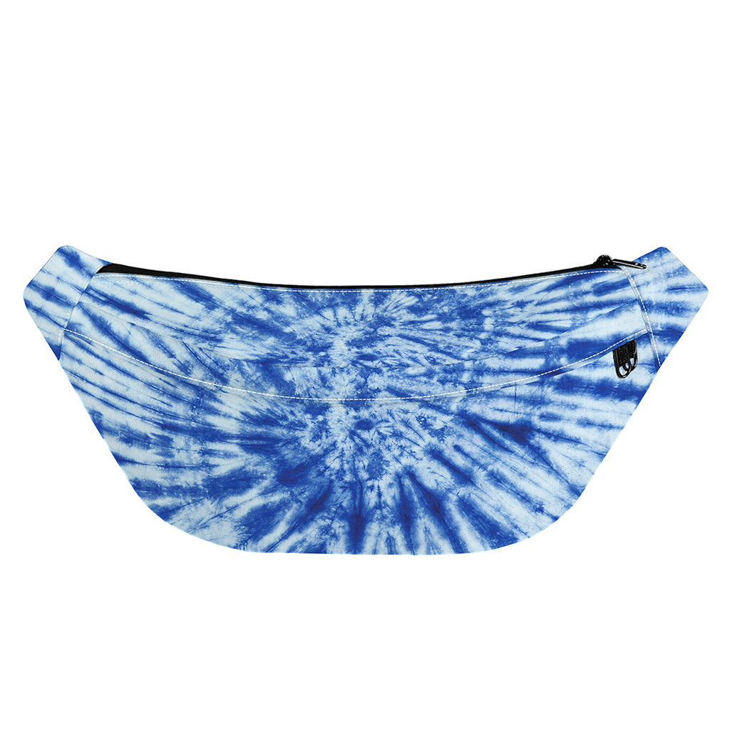 Blue Tie Dye Print Fanny Pack