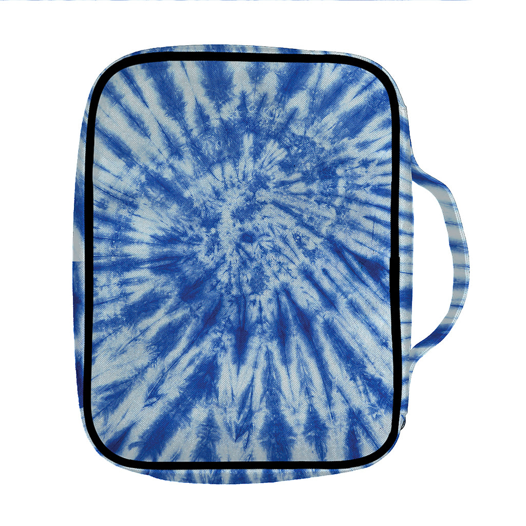 Blue Tie Dye Print Front Pocket Bible Bag
