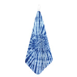 Blue Tie Dye Print Hand Towel