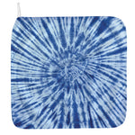 Blue Tie Dye Print Hand Towel