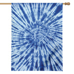 Blue Tie Dye Print House Flag