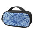 Blue Tie Dye Print Portable Cooler Travel Case