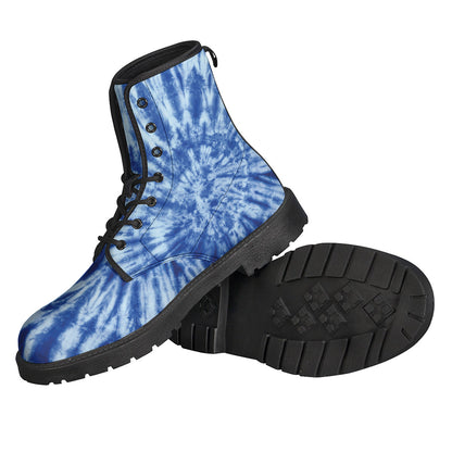 Blue Tie Dye Print Backpack