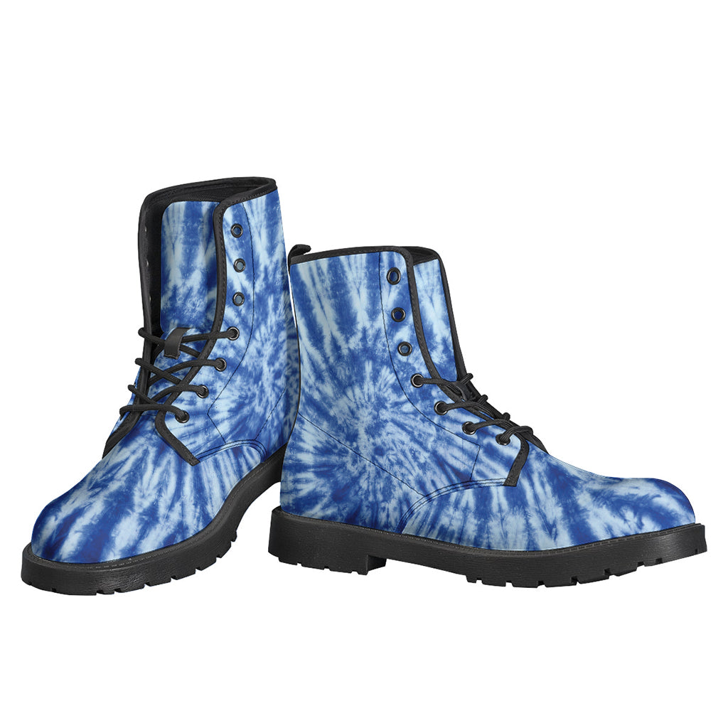 Blue Tie Dye Print Backpack