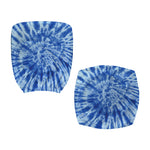 Blue Tie Dye Print Office Chair Cover