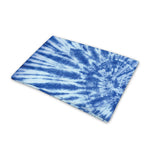 Blue Tie Dye Print Pet Cooling Mat Cover