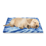 Blue Tie Dye Print Pet Cooling Mat Cover