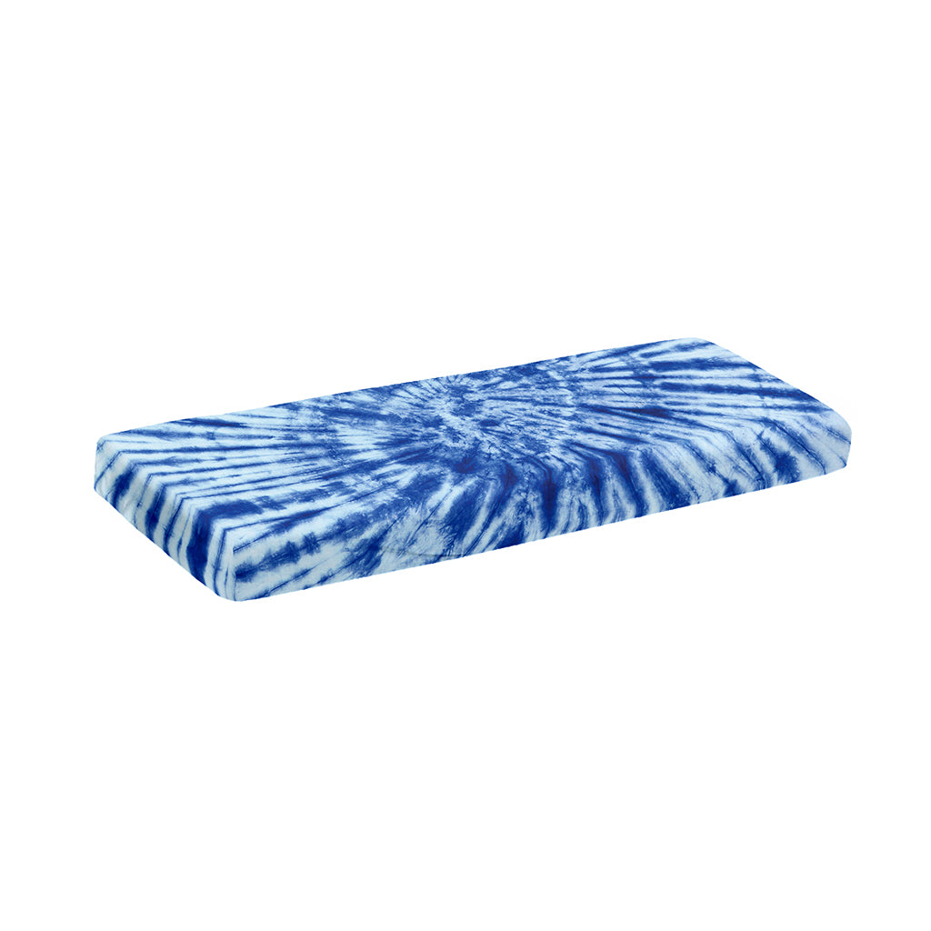 Blue Tie Dye Print Piano Keyboard Cover
