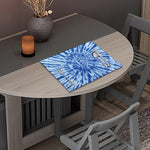 Blue Tie Dye Print Placemat
