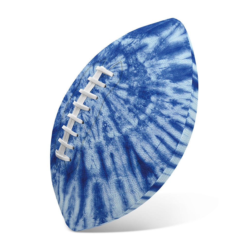 Blue Tie Dye Print Rugby Ball