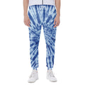 Blue Tie Dye Print Joggers