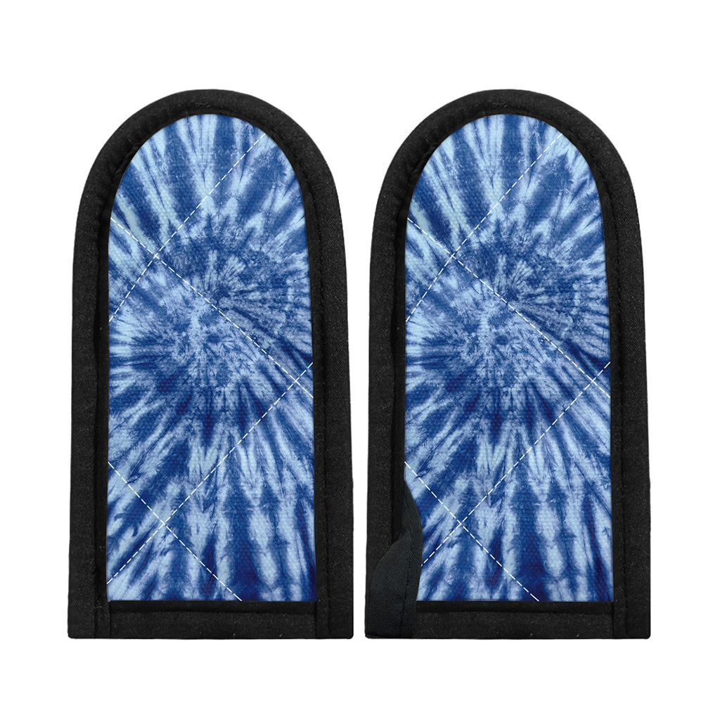 Blue Tie Dye Print Skillet Handle Cover