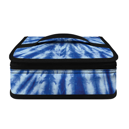 Blue Tie Dye Print Small Lunch Bag