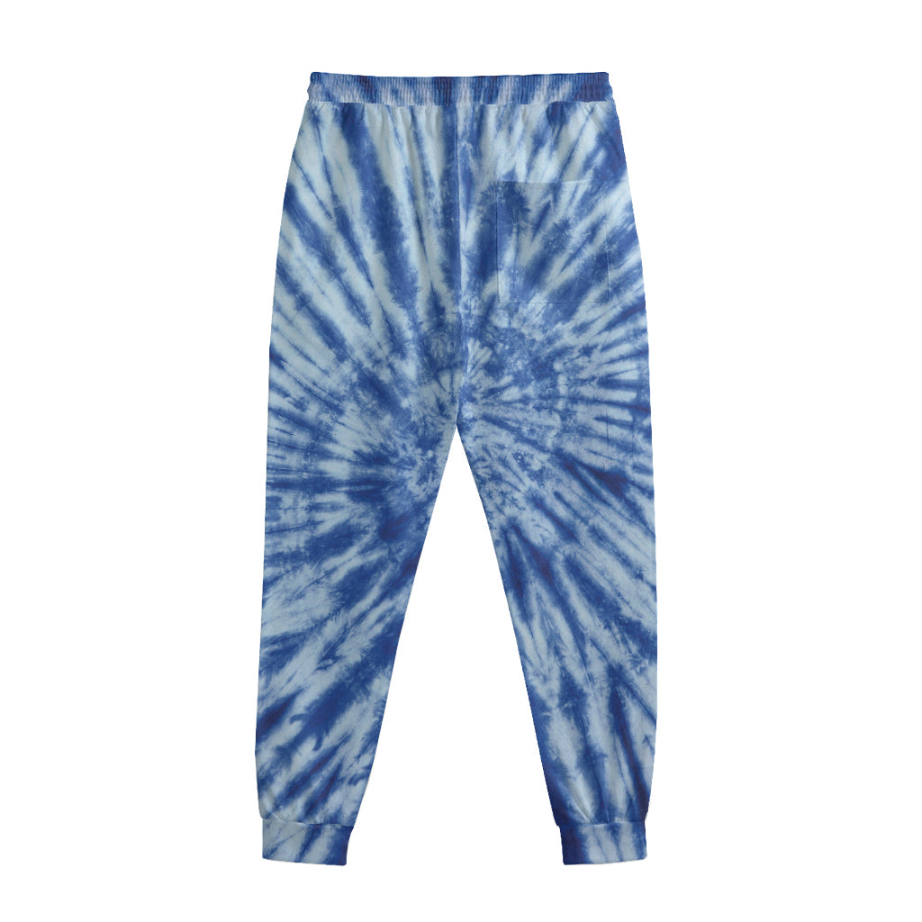 Blue Tie Dye Print Sweatpants