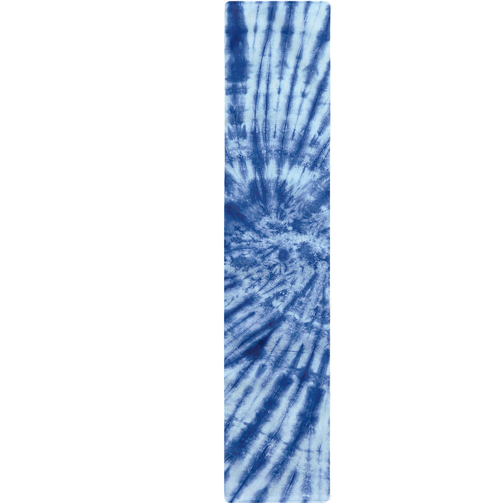 Blue Tie Dye Print Table Runner