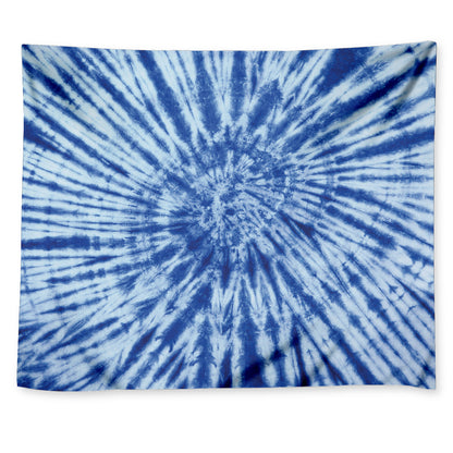 Blue Tie Dye Print Tapestry