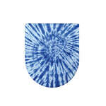 Blue Tie Dye Print Toilet Lid Cover