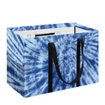 Blue Tie Dye Print Utility Tote Bag