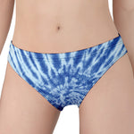 Blue Tie Dye Print Women's Panties