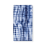 Blue Tie Dye Shibori Print Baby Crib Sheet