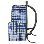 Blue Tie Dye Shibori Print Backpack