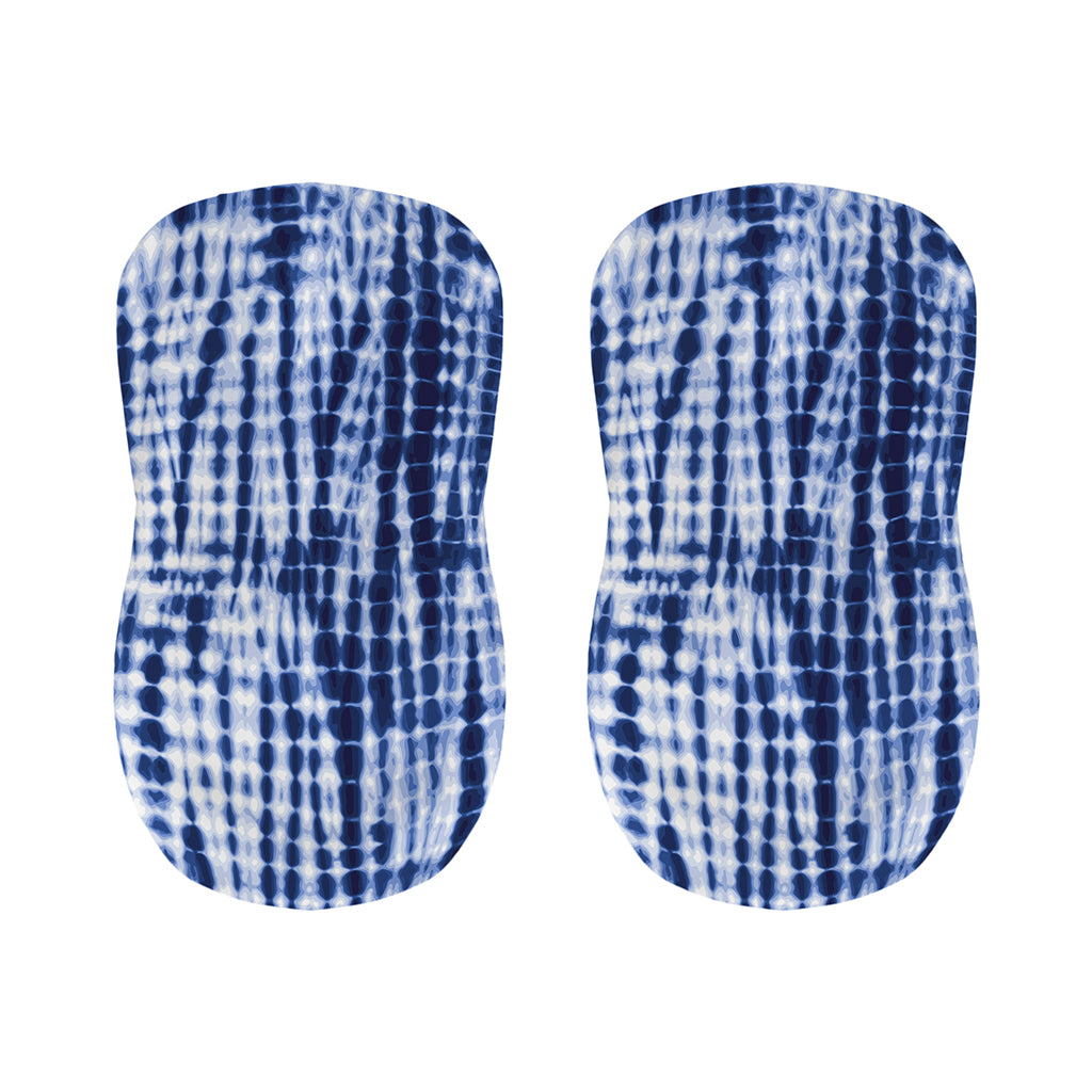 Blue Tie Dye Shibori Print Bar Stool Covers