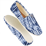 Blue Tie Dye Shibori Print Casual Shoes