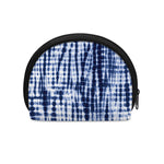 Blue Tie Dye Shibori Print Coin Purse