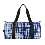 Blue Tie Dye Shibori Print Gym Bag