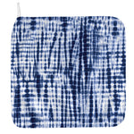 Blue Tie Dye Shibori Print Hand Towel