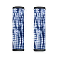 Blue Tie Dye Shibori Print Handle Covers