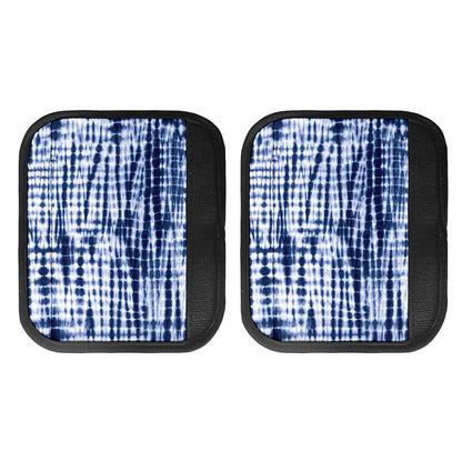 Blue Tie Dye Shibori Print Handle Covers