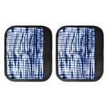 Blue Tie Dye Shibori Print Handle Covers