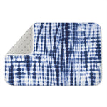 Blue Tie Dye Shibori Print Indoor Door Mat