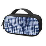 Blue Tie Dye Shibori Print Insulin Cooler Travel Case