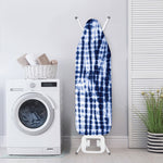 Blue Tie Dye Shibori Print Ironing Board Cover