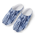 Blue Tie Dye Shibori Print Mesh Casual Shoes