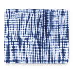 Blue Tie Dye Shibori Print Mouse Pad