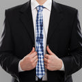 Blue Tie Dye Shibori Print Necktie