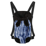 Blue Tie Dye Shibori Print Pet Carrier Backpack